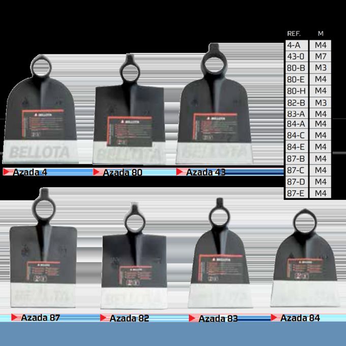 Azada 80-A acero BELLOTA